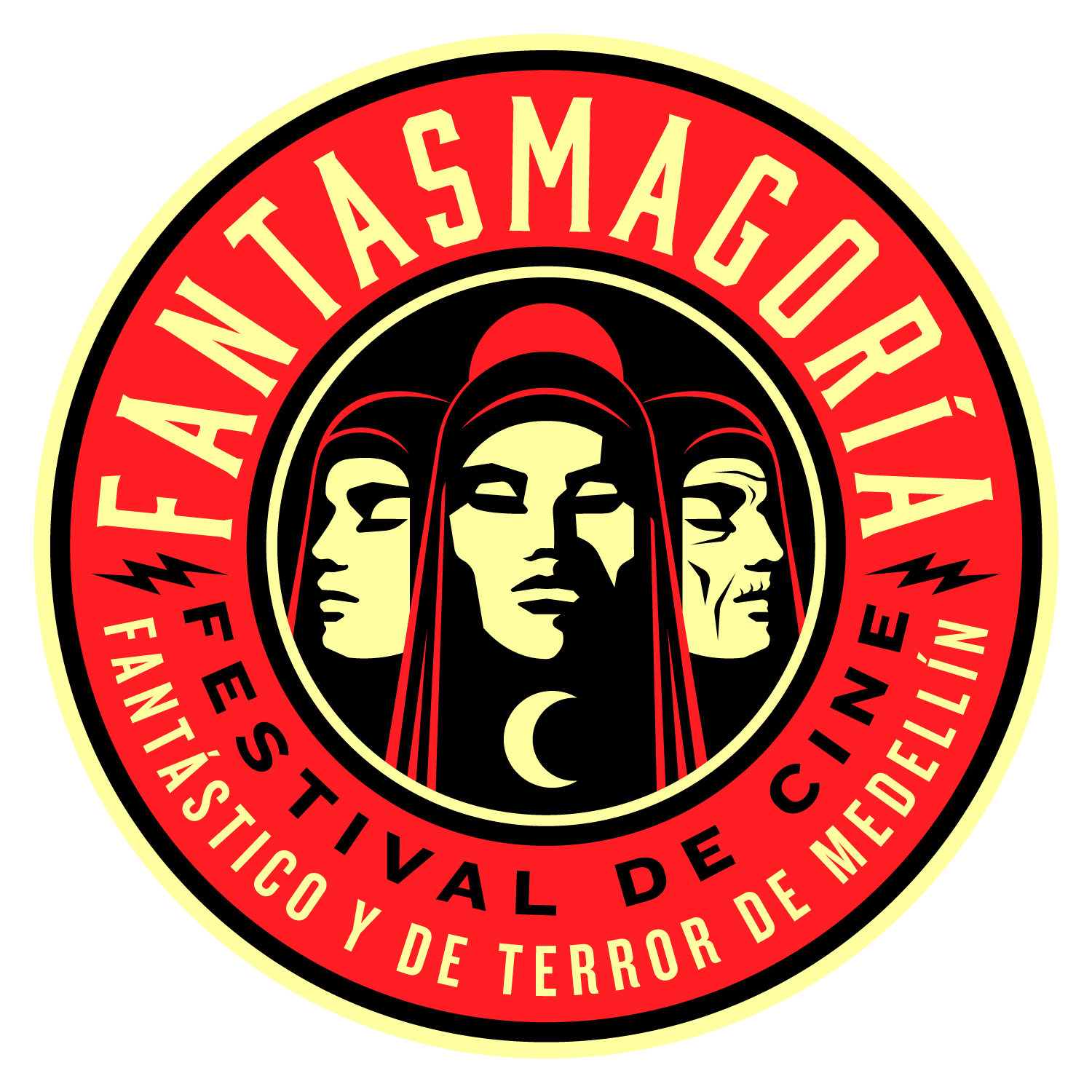 Logo Fantasmagoría Color Bitmaps (Fondos Oscuros)
